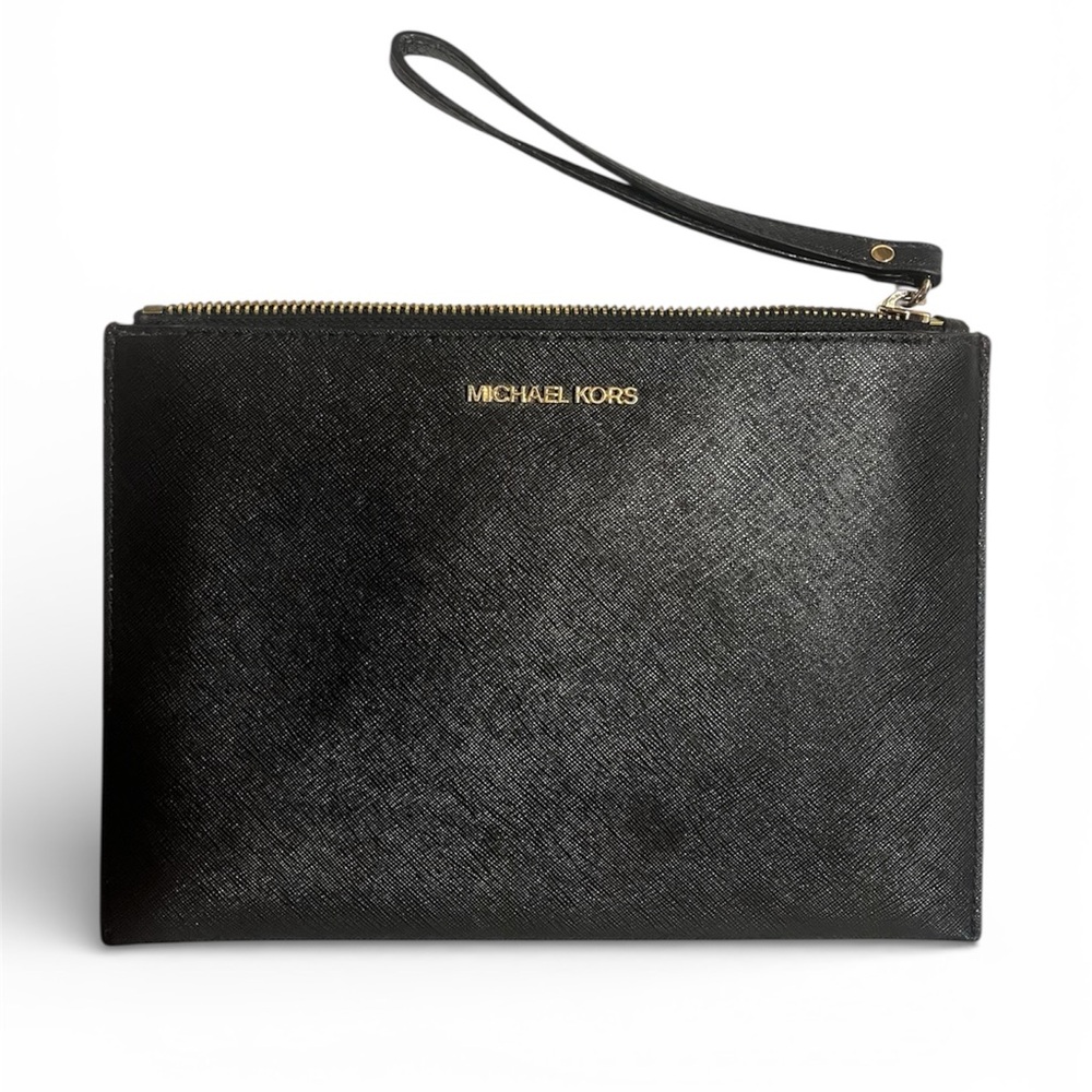 Michael Kors Black Black Wristlet